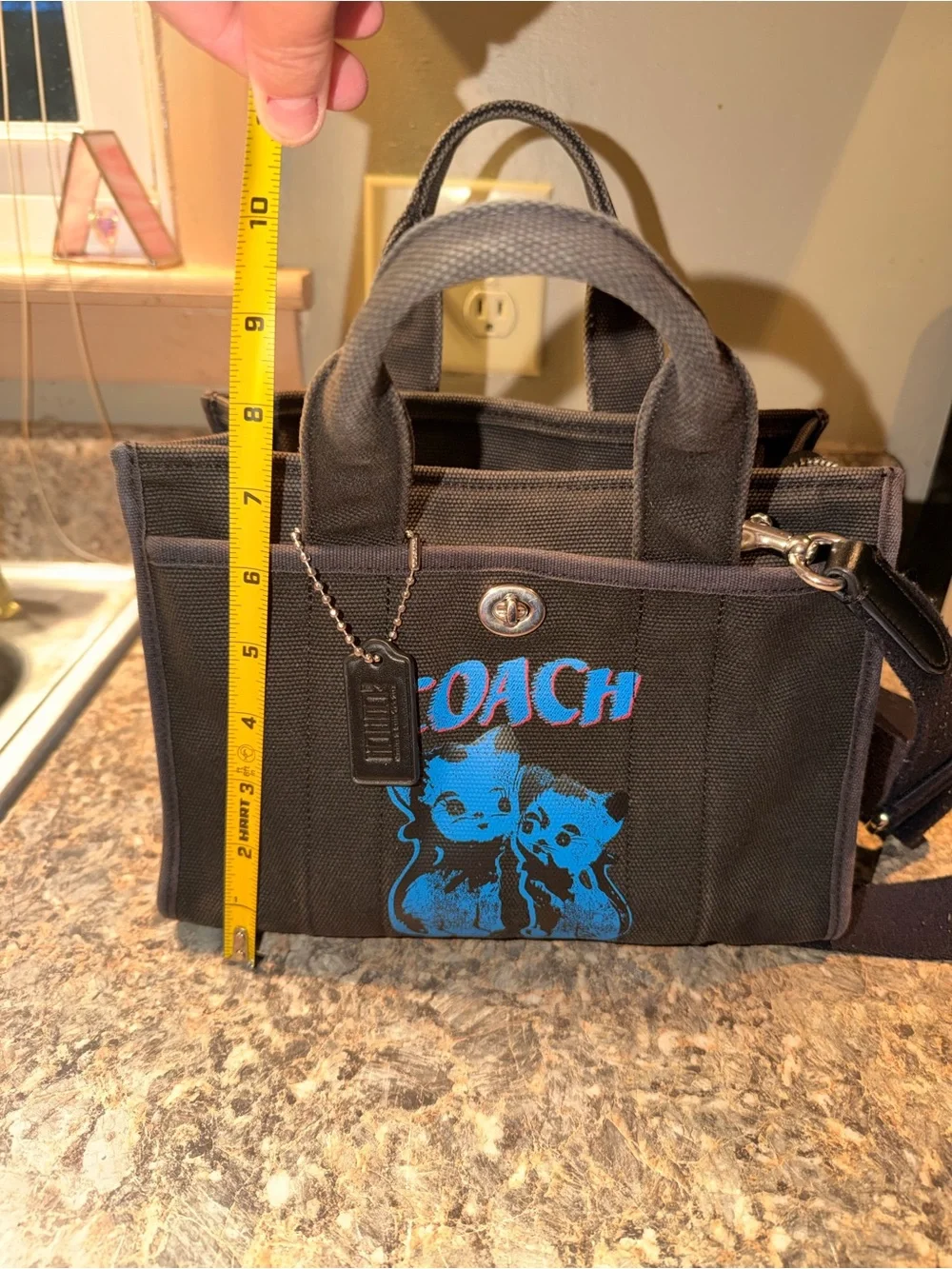 COACH LIL NAS X DROP canvas kitty tote 💙 - Picture 7 of 8